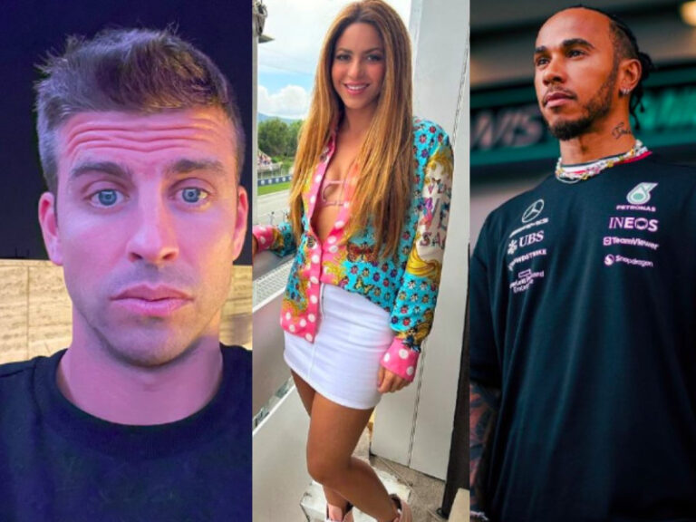 ¿Se molestó? Así reaccionó Piqué ante rumor de romance entre Shakira y Hamilton
