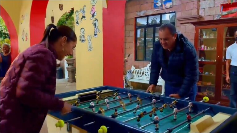 Mientras sigue la violencia en Morelos, el Cuau juega futbolito