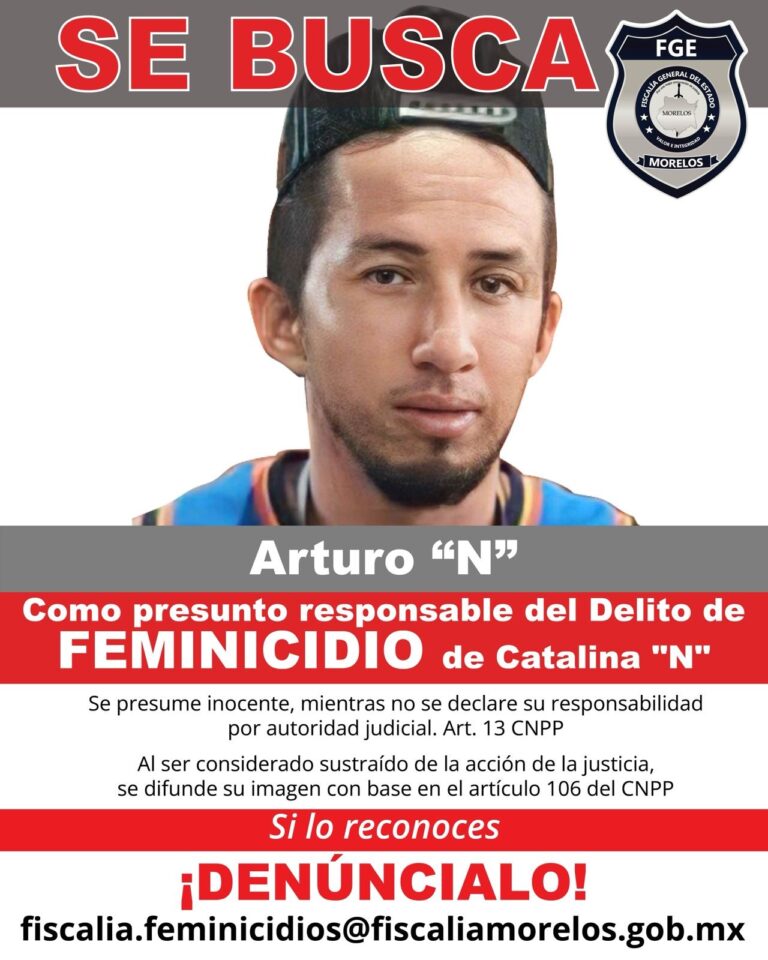 Fiscalía Morelos emite ficha de búsqueda de feminicida de su propia madre