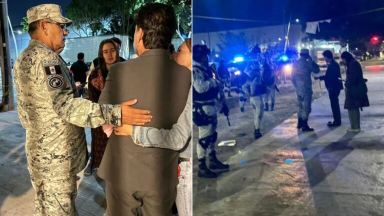 Guardia Nacional rescata a periodista Barrera.