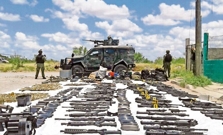 El crimen organizado utiliza armas más sofisticadas