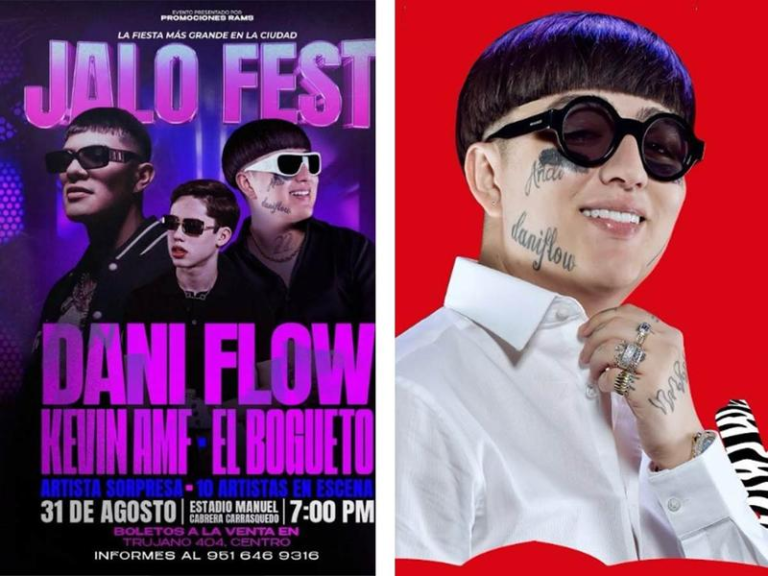 No quieren a Dani Flow en Oaxaca, gobierno solicita cancelar su concierto