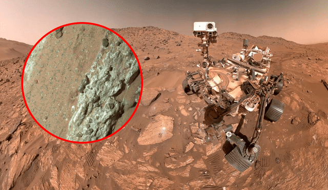 Científicos de Perseverance hallan una intrigante roca en Marte
