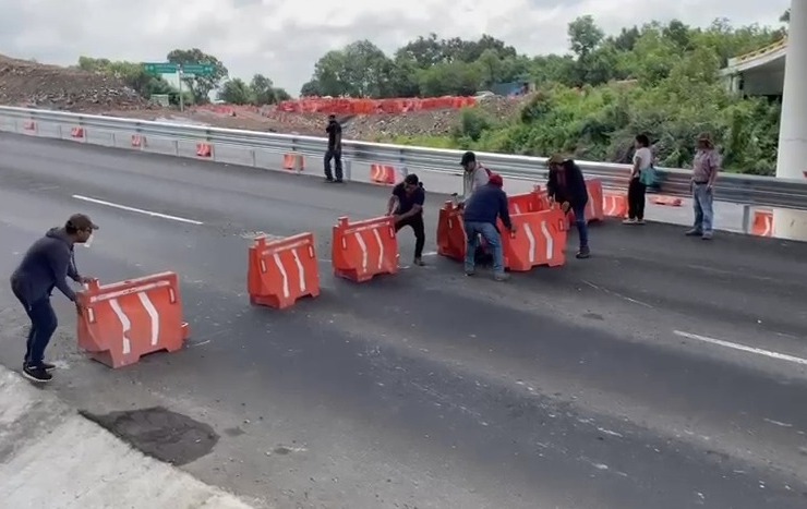 Seguirán Cierres de la Autopista México-Cuernavaca