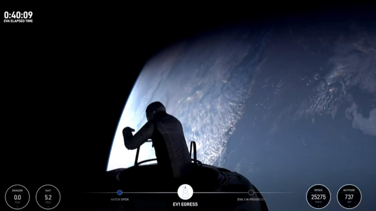 SpaceX hace historia con la primera caminata espacial privada