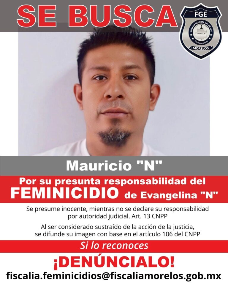 Activa Fiscalía de Morelos ficha de búsqueda por feminicidio en Yautepec