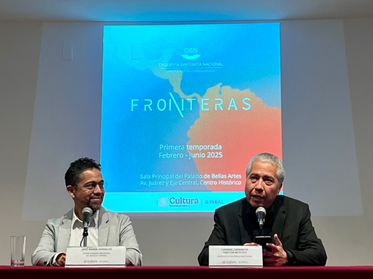 La orquesta sinfónica nacional anuncia su primera temporada 2025