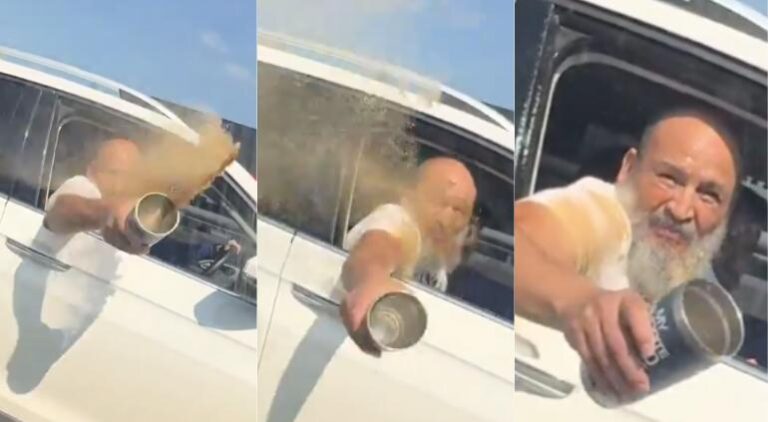 VIDEO “Lord Café”: intento de agresión en carretera termina en karma instantáneo