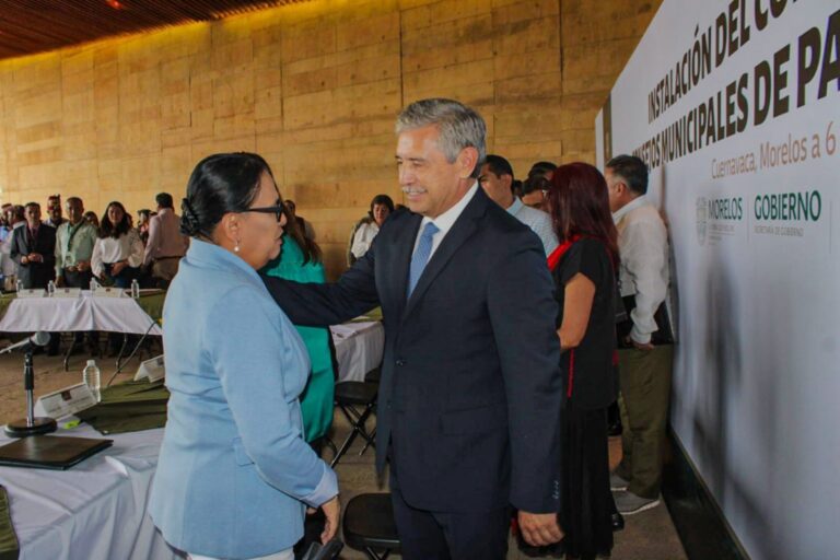 Urióstegui se suma a los Consejos de Paz y refuerza acciones para la cohesión social en Cuernavaca