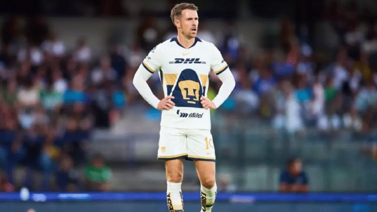 Pumas debuta a Aaron Ramsey, pero sigue sin ganar en casa