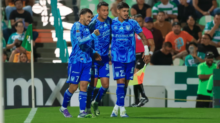Tigres ruge en Torreón y se impone 1-0 a Santos Laguna