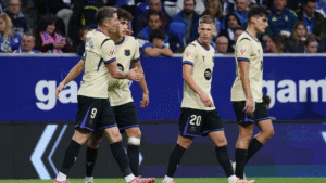 Remontada del Barça para ganar 3-1 al Oviedo