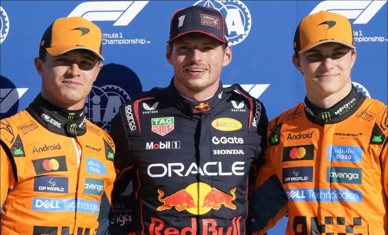 Max Verstappen vuela en Monza