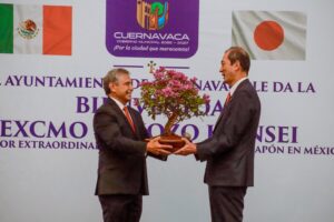 Cuernavaca recibe al embajador de Japón en México para fortalecer los lazos culturales