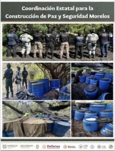 Desmantelan Narco laboratorio en Morelos