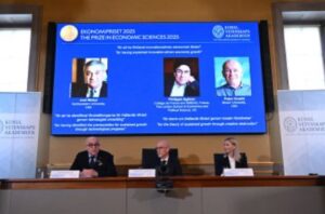 Nobel a Mokyr, Aghion y Howitt por explicar crecimiento económico desde la innovación