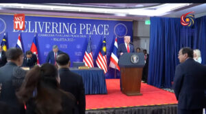 Trump atestigua acuerdo de paz entre Camboya y Tailandia