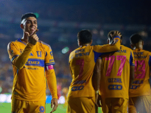 Hat-trick de Brunetta guía goleada de Tigres 5-3 sobre Necaxa