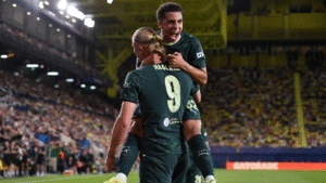 El Manchester City impone su jerarquía y derrota al Villarreal 2-0 en La Cerámica