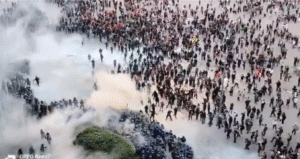 Marcha deja disturbios, saqueos y heridos