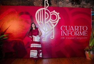 Laura Sansores presenta su informe del DIF Campeche… ¡cantando!