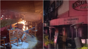 Explosión e incendio en restaurante ‘La Soldadera’ cerca del Monumento a la Revolución