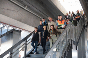 Claudia Sheinbaum supervisa avances del Tren Interurbano México–Toluca