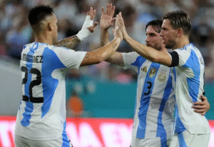 Argentina derrota 1-0 a Venezuela en Miami sin Lionel Messi