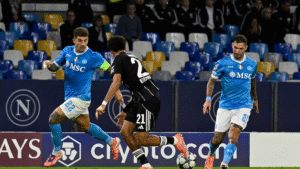 Napoli y Eintracht Frankfurt empatan sin goles en Italia