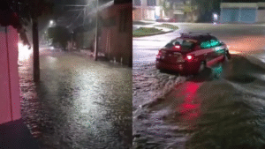 Inundaciones por lluvias del frente frío 16 afectan a Poza Rica