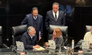 Pausan sesión en el Senado ante posible renuncia de Gertz