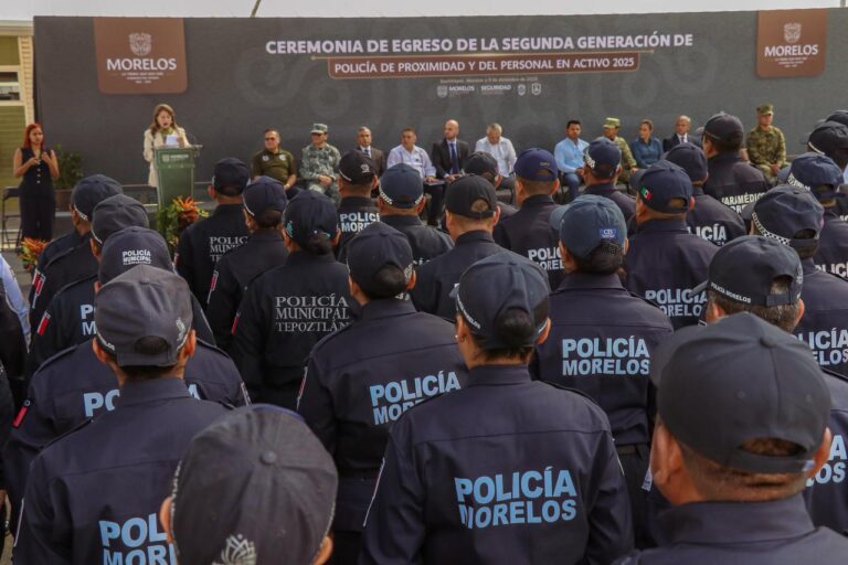 Refuerzan seguridad con nuevos policías en Cuernavaca