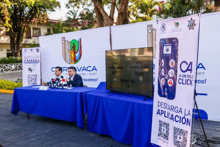 Cuernavaca fortalece seguridad con tecnología y participación vecinal