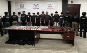 Detienen a 12 presuntos integrantes del CJNG en operativo en Chiapas