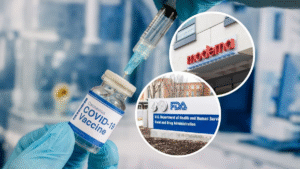 FDA evalúa incluir advertencia en vacunas contra covid-19