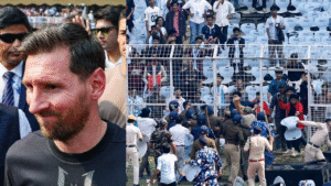 Incidentes marcan visita de Lionel Messi a estadio de Calcuta