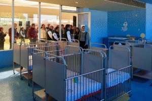 Sheinbaum supervisa avances del CECI Paraje Oriente en Ciudad Juárez