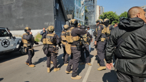 Balacera en la colonia Juárez durante operativo contra la extorsión