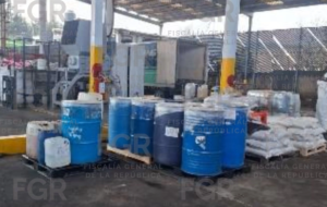 FGR destruye más de tres toneladas y tres mil litros de precursores químicos