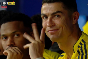 La polémica seña de Cristiano Ronaldo tras perder contra Al Hilal