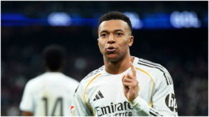 Real Madrid vence 2-1 al Rayo Vallecano con penal de Mbappé