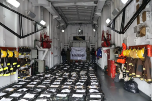 Aseguran 188 bultos con cocaína en operativo conjunto de México y Estados Unidos