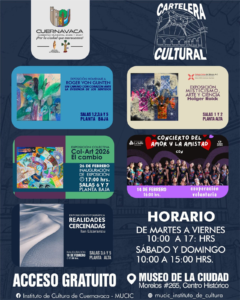 Cuernavaca presenta agenda cultural de febrero