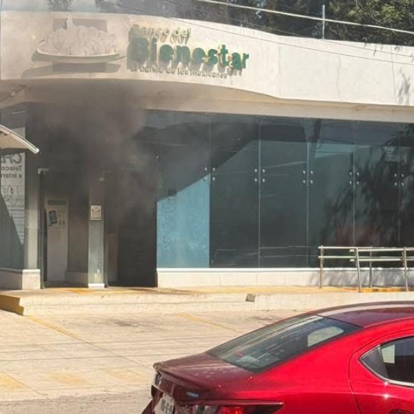 Reportan vandalización de 22 sucursales del Banco del Bienestar en Michoacán