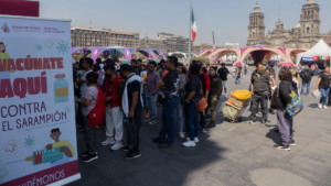 Casos de sarampión en CDMX ascienden a 349; refuerzan vacunación