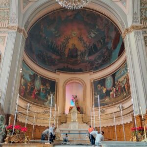 Restauran mural de la Sagrada Familia