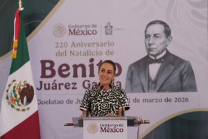 Benito Juárez vive en la cuarta transformación: Sheinbaum