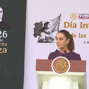 Sheinbaum conmemora el 8M y llama a reconocer el papel de las mujeres