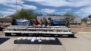 Decomisan 490 kilos de metanfetamina en operativo en Sonora