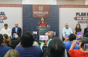 Gobierno de Morelos presenta plan de seguridad universitaria en la UAEM